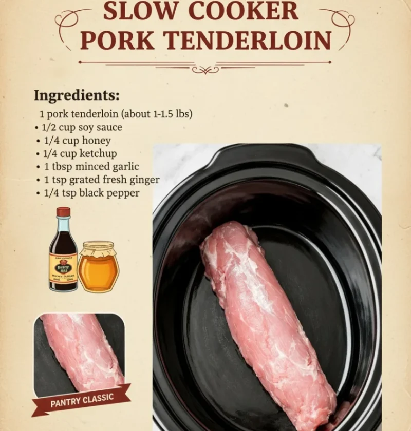 Slow Cooker Pork Tenderloin