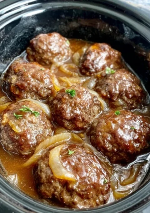 slow cooker salisbury steak