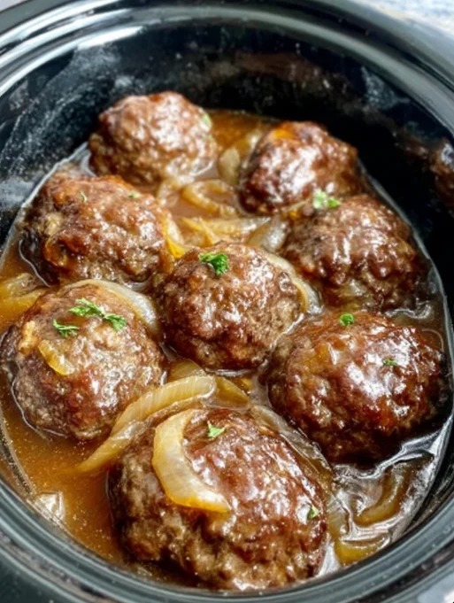 slow cooker salisbury steak