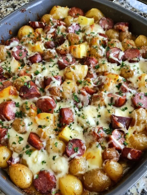 Smoked Sausage and Potato Casserole