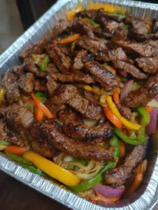 Steak Fajita Recipe with Bell Peppers and Onions