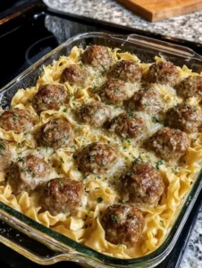 Swedish Meatballs and Noodles