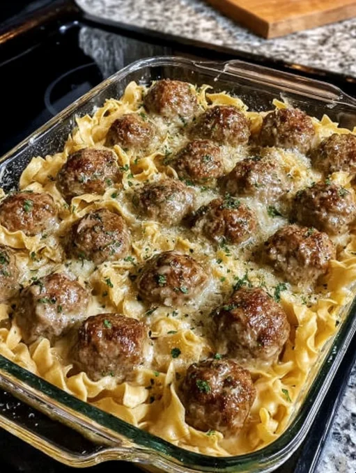 Swedish Meatballs and Noodles