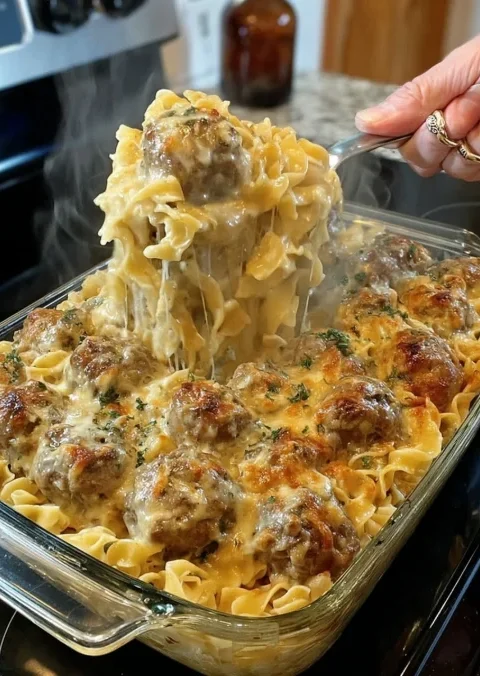 Swedish Meatballs and Noodles