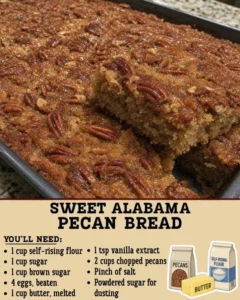 Sweet Alabama Pecan Bread