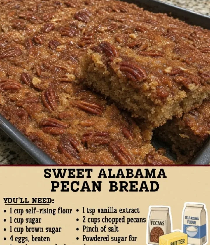 Sweet Alabama Pecan Bread