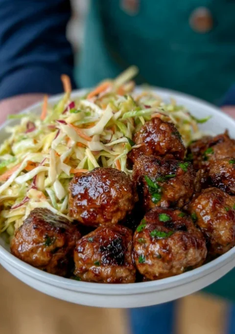Vietnamese Meatball Salad
