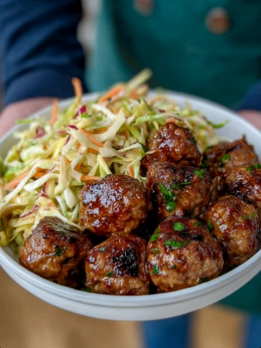 Vietnamese Meatball Salad