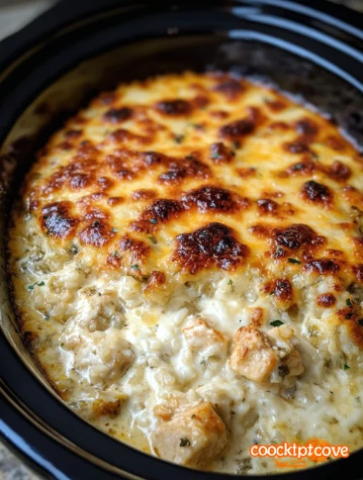 4-Ingredient Slow Cooker Cheesy Beef Potatoes