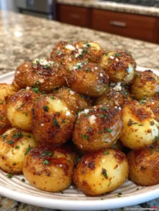 4-Ingredient Slow Cooker Glazed Herb Baby Potatoes