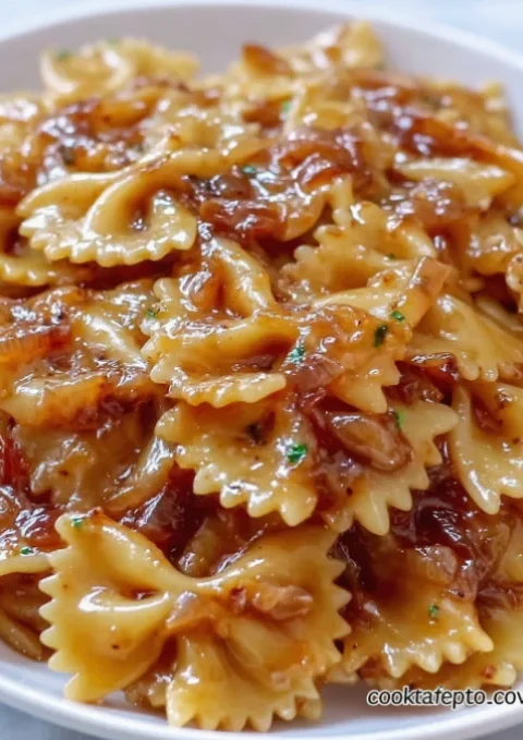 5-Ingredient Slow Cooker Farfalle Comfort