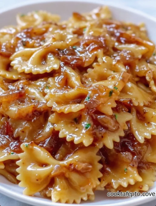 5-Ingredient Slow Cooker Farfalle Comfort
