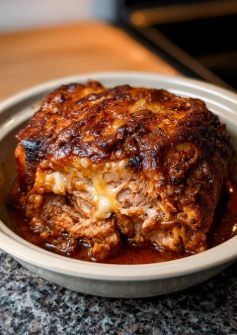 5-Ingredient Slow Cooker Vintage Church Supper Pork Butt