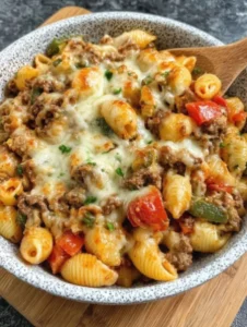 5-Ingredient Stuffed Pepper Pasta