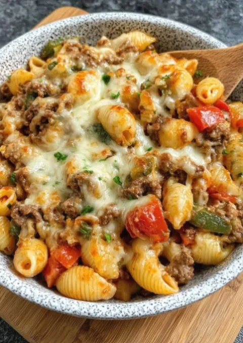 5-Ingredient Stuffed Pepper Pasta