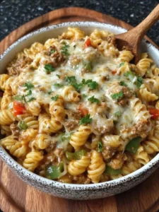 5-Ingredient Stuffed Pepper Pasta