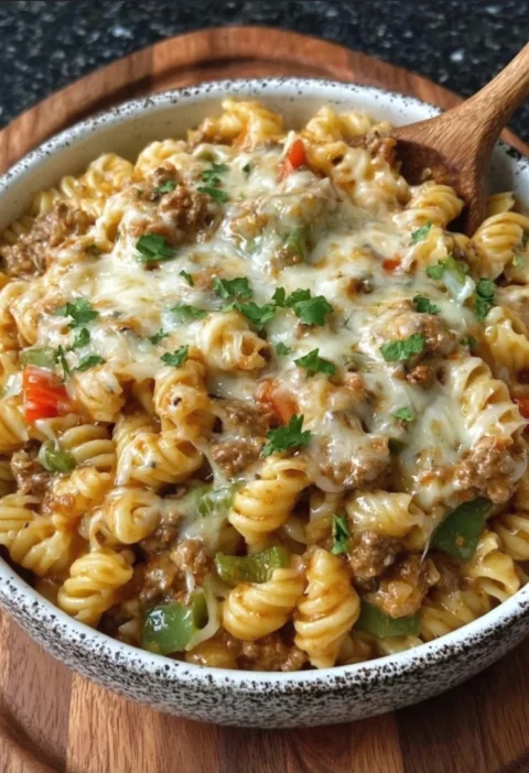 5-Ingredient Stuffed Pepper Pasta