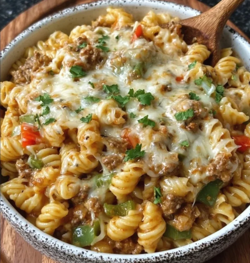 5-Ingredient Stuffed Pepper Pasta