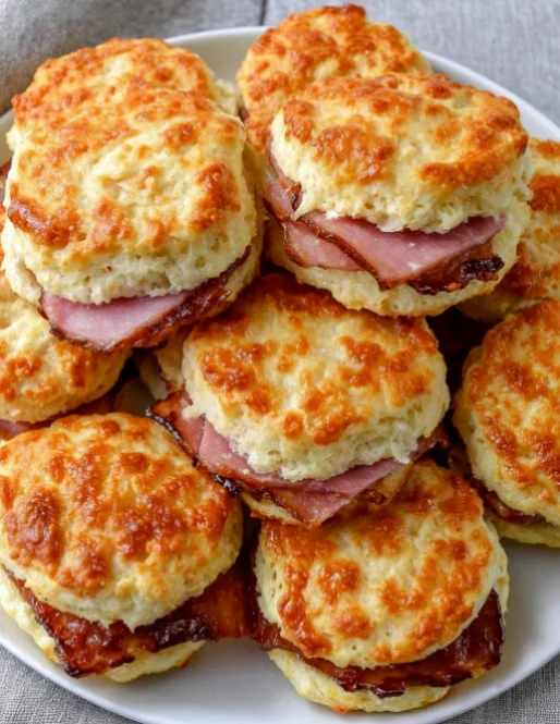 Bacon Biscuit Sandwiches