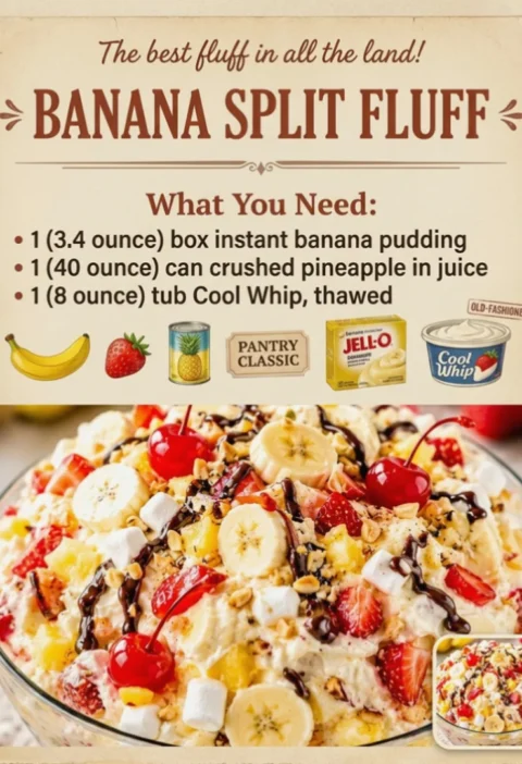 Banana Split Fluff