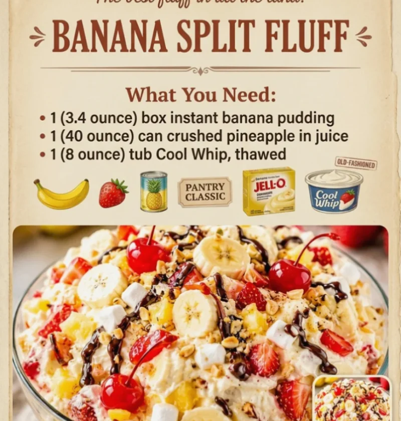 Banana Split Fluff