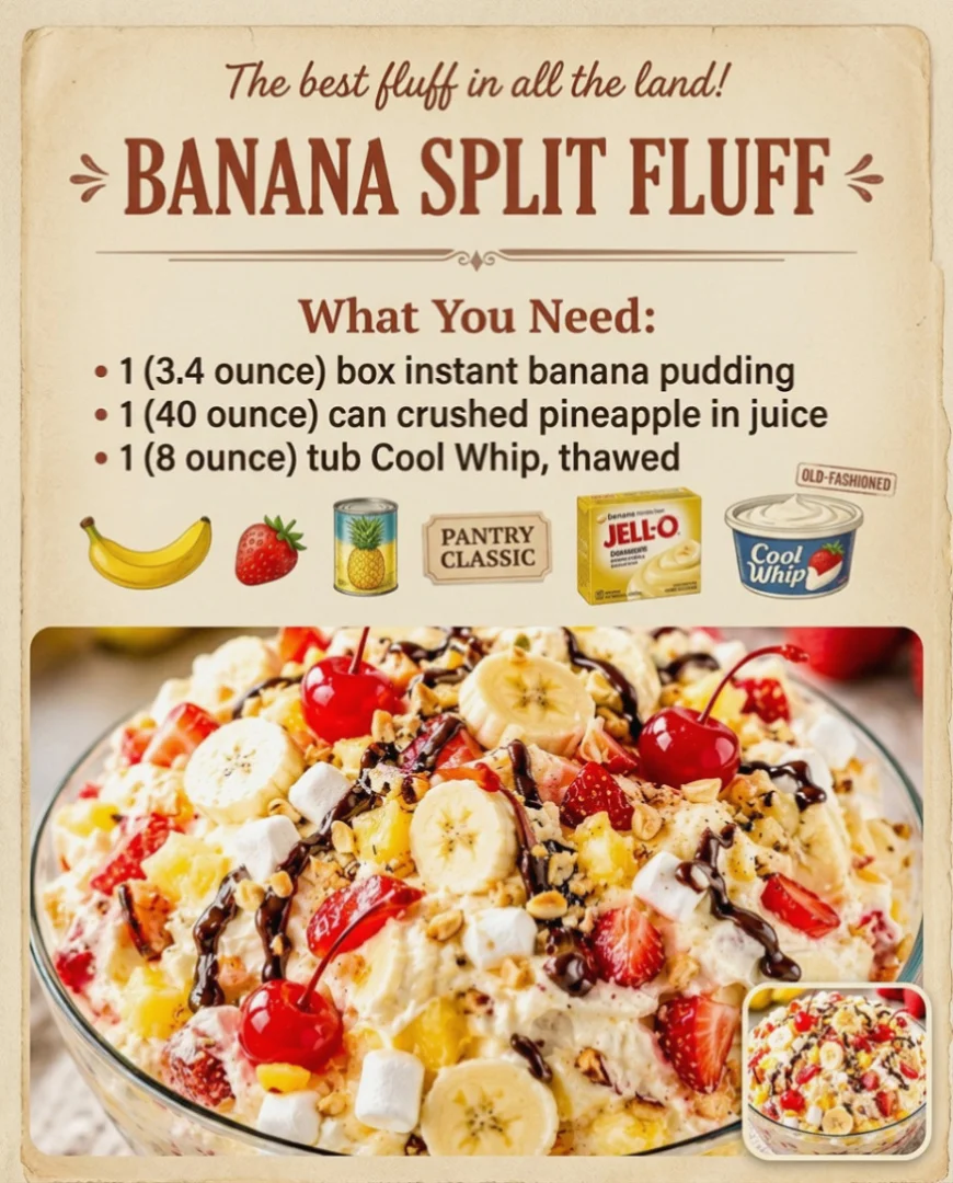Banana Split Fluff