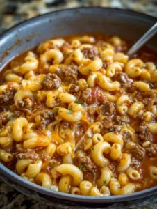 Beef Macaroni Soup