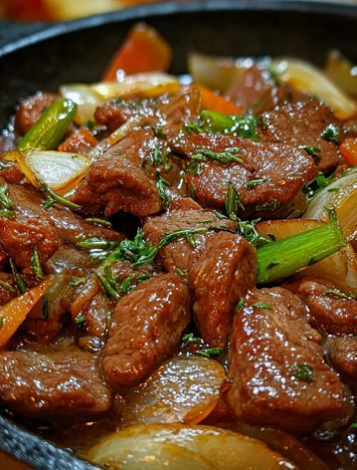 Beef Stir Fry with Onions
