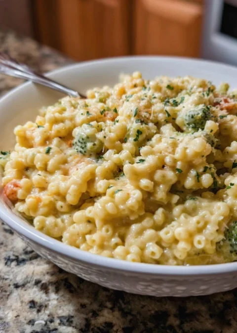 Broccoli Cheddar Pastina