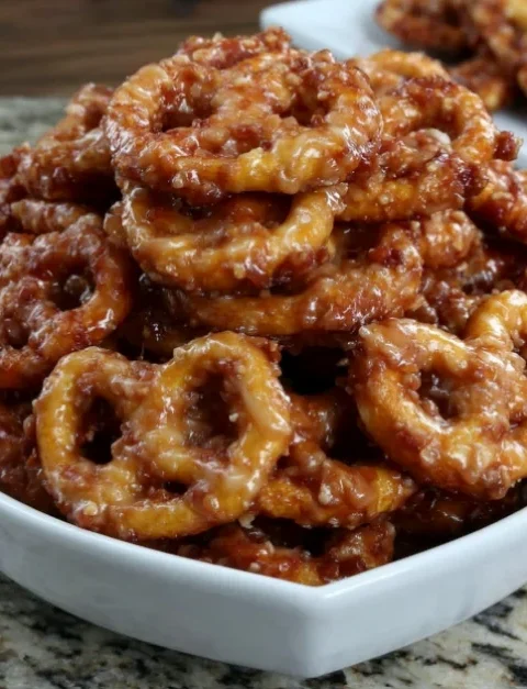 Butter Toffee Pretzels