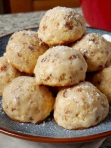 Buttery Pecan Snowball Cookies