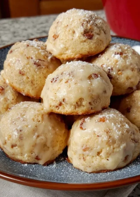 Buttery Pecan Snowball Cookies