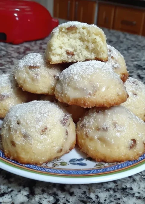 Buttery Pecan Snowball Cookies