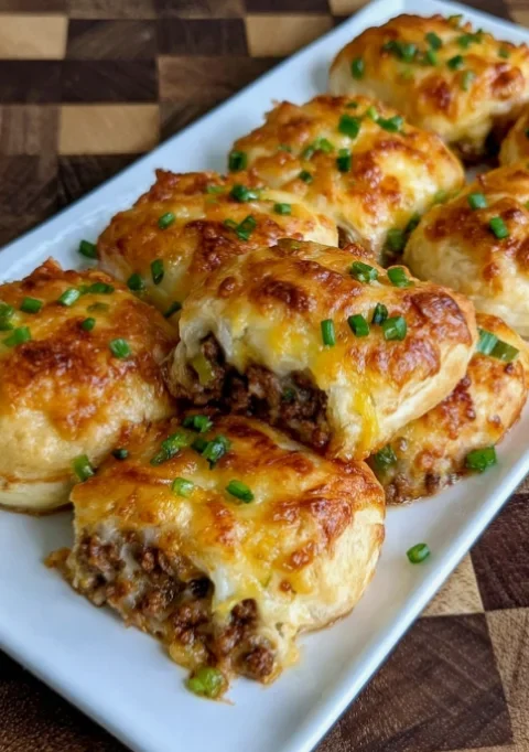 Cheesy Beef Taco Pockets