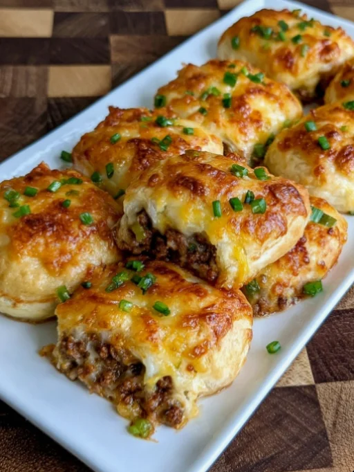 Cheesy Beef Taco Pockets