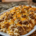 Cheesy Beef Zucchini Bake