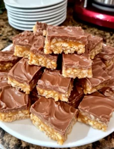 Chewy Snickers Brownies