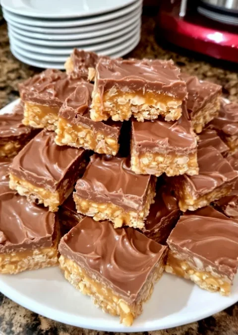 Chewy Snickers Brownies