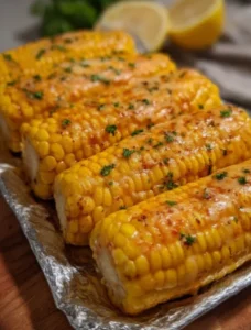Corn on the cob with seasoning
