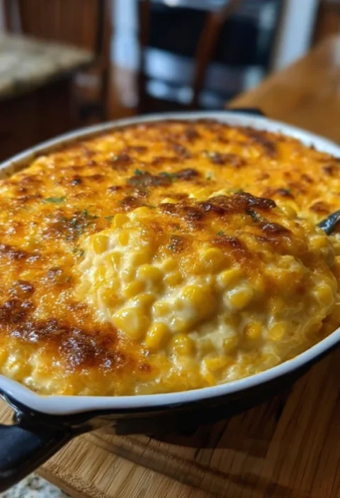 Cream Cheese Corn Casserole