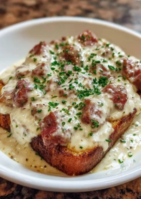 Creamed Chipped Beef on Toast