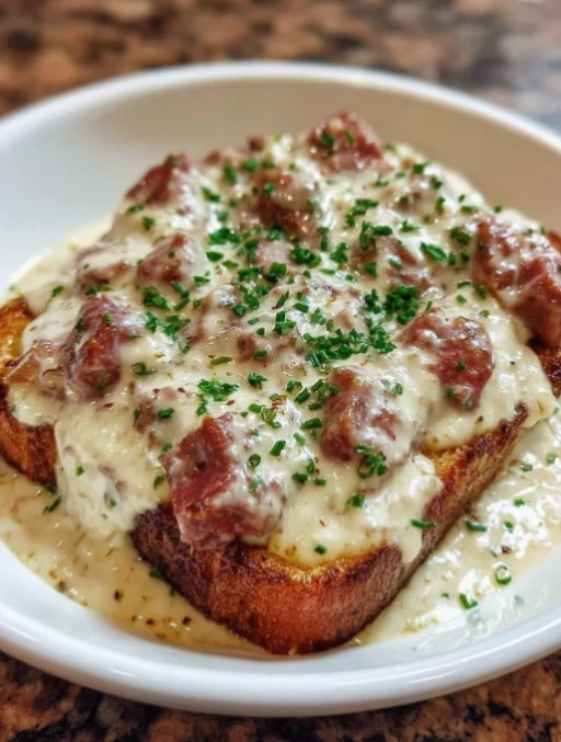 Creamed Chipped Beef on Toast