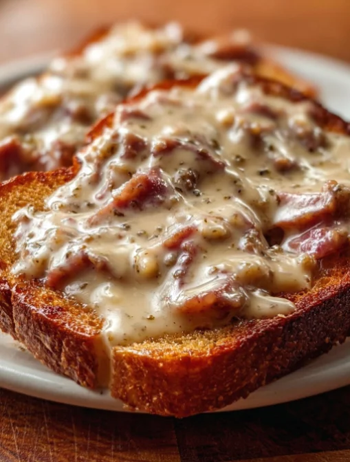 Creamy Homestead Beef Gravy Toast
