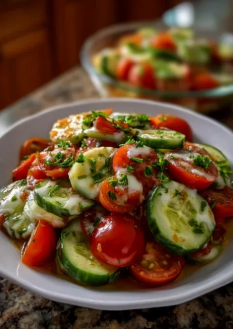 Cucumber and Tomato Salad