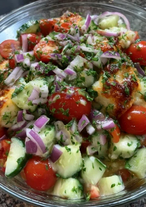 Cucumber and Tomato Salad