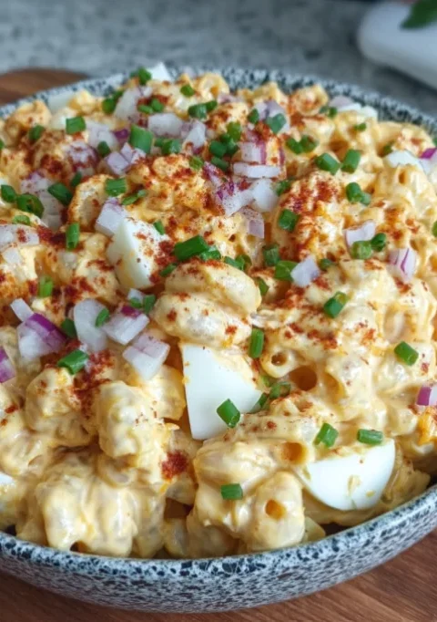 Deviled Egg Pasta Salad