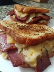 Fried Bologna Sandwiches