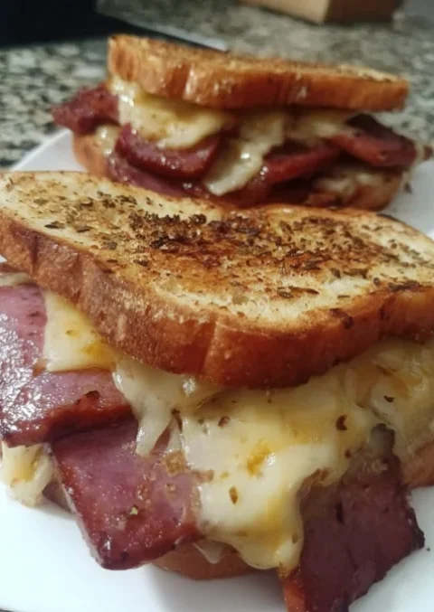Fried Bologna Sandwiches