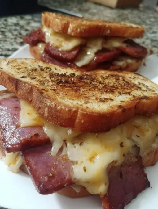 Fried Bologna Sandwiches