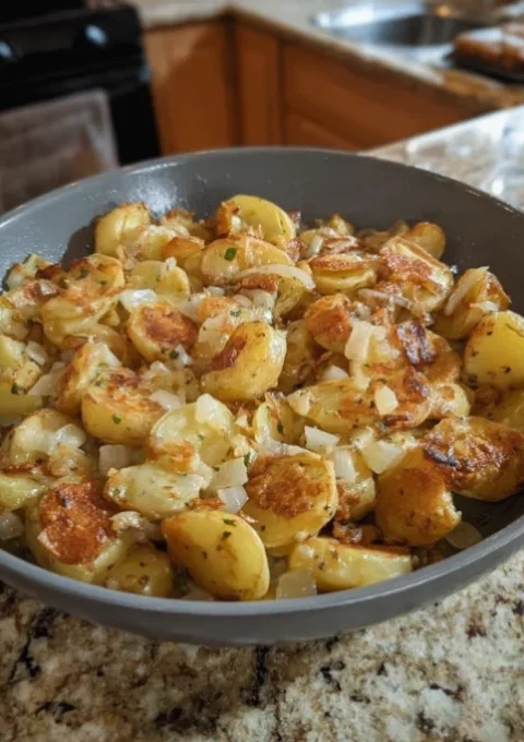 Fried Potatoes and Onions